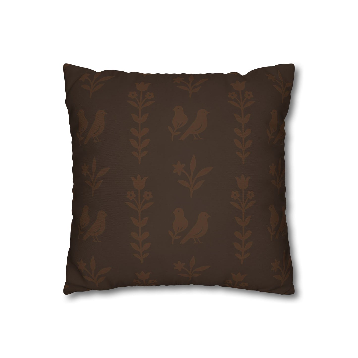 Bohemian Floral Pillowcase, Art Decor Cushion Cover, Cozy Home Accent, Gift for Housewarming, Relaxing Bedroom Decor