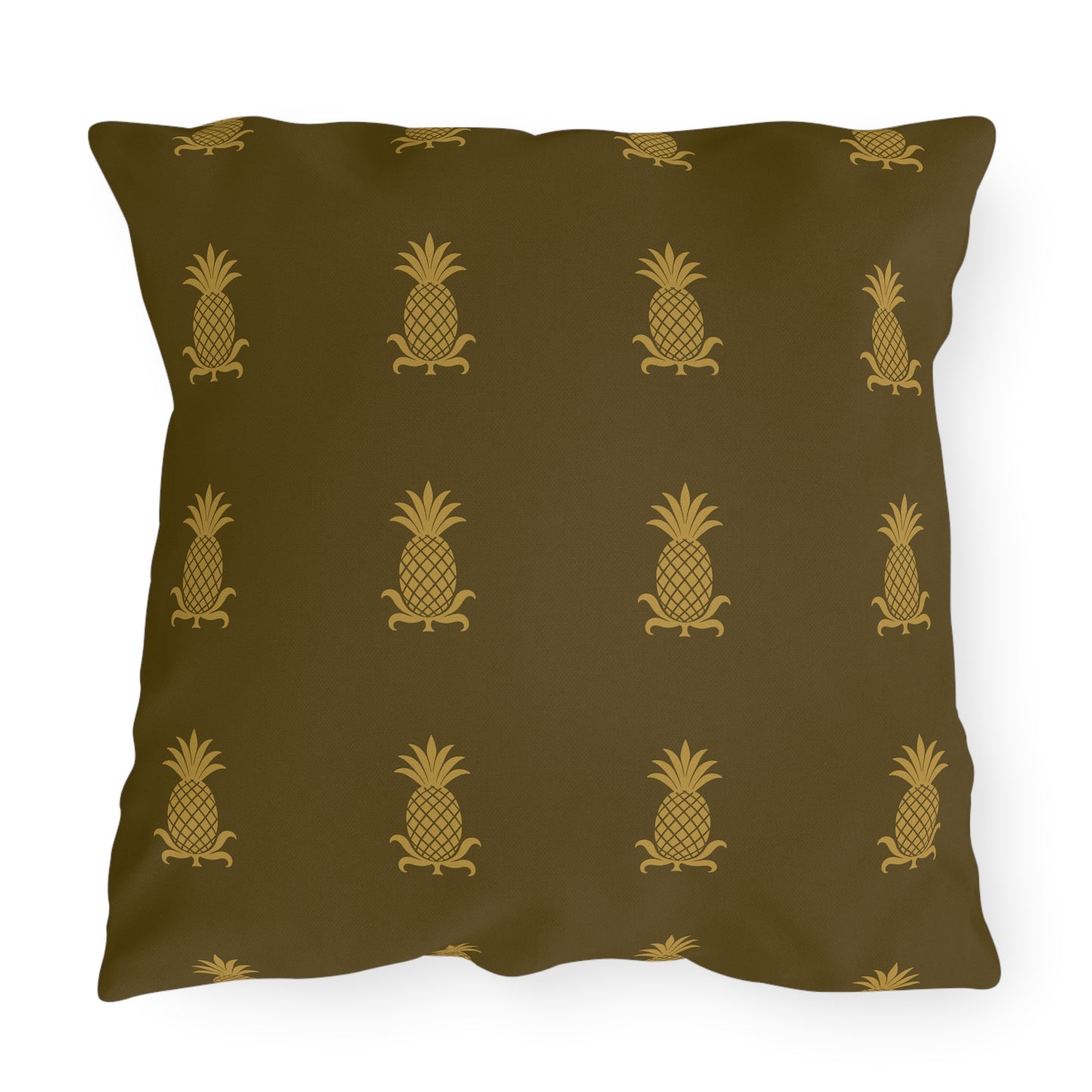 Pineapple Print Outdoor Pillows, Tropical Garden Cushion Covers, Summer Décor, Patio Accessories, Beach House Style