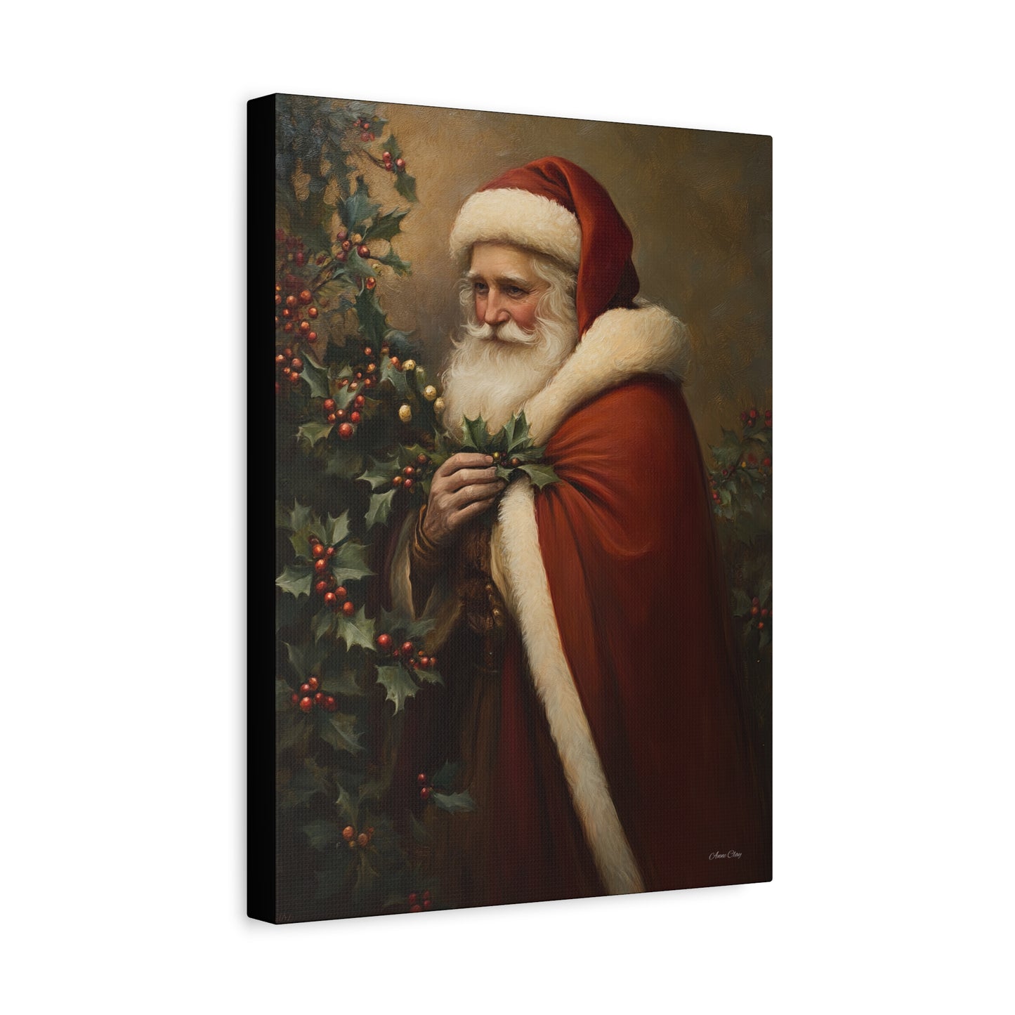 Secret Santa Matte Canvas, Stretched, 1.25"