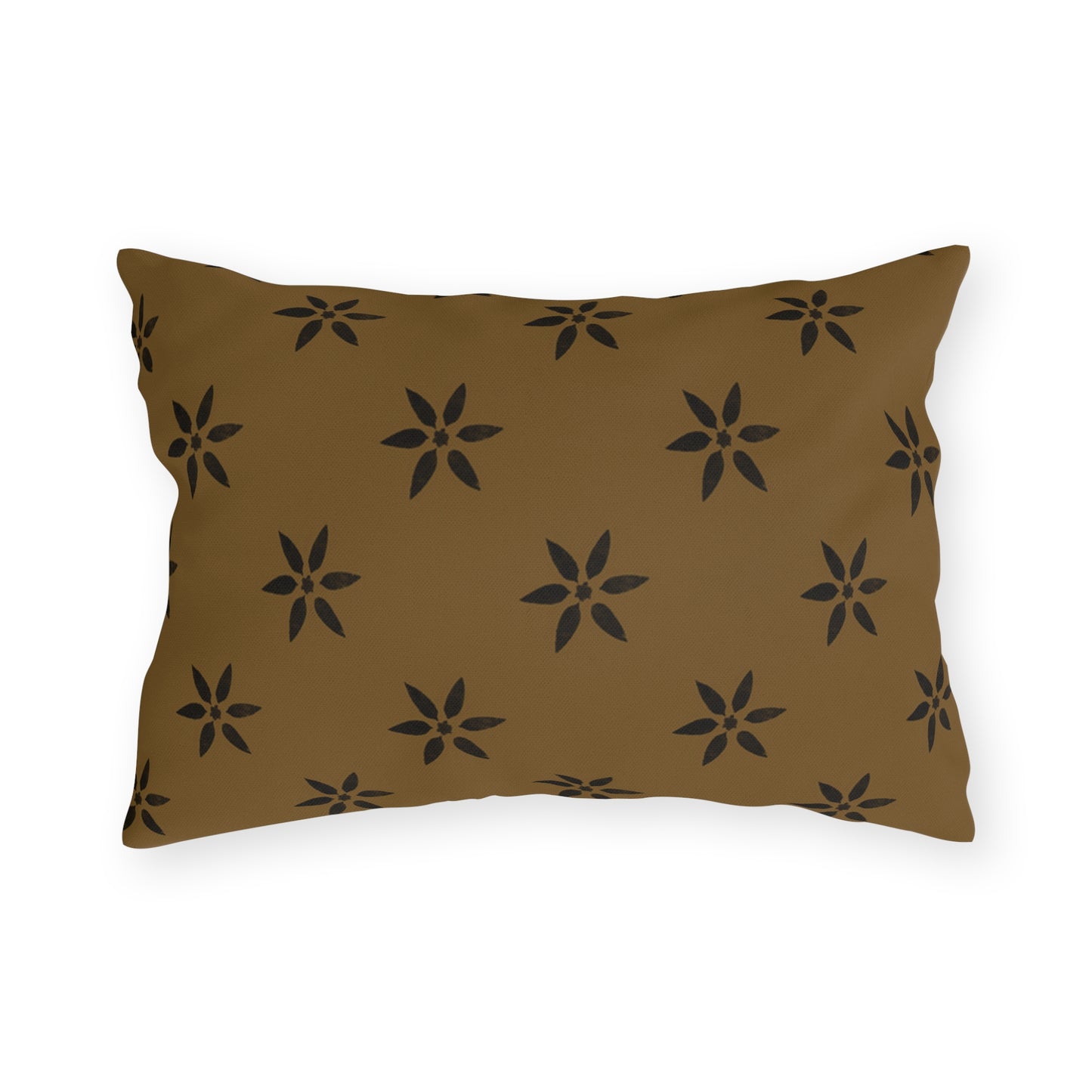 Black Petl on Deep Gold Outdoor Pillows