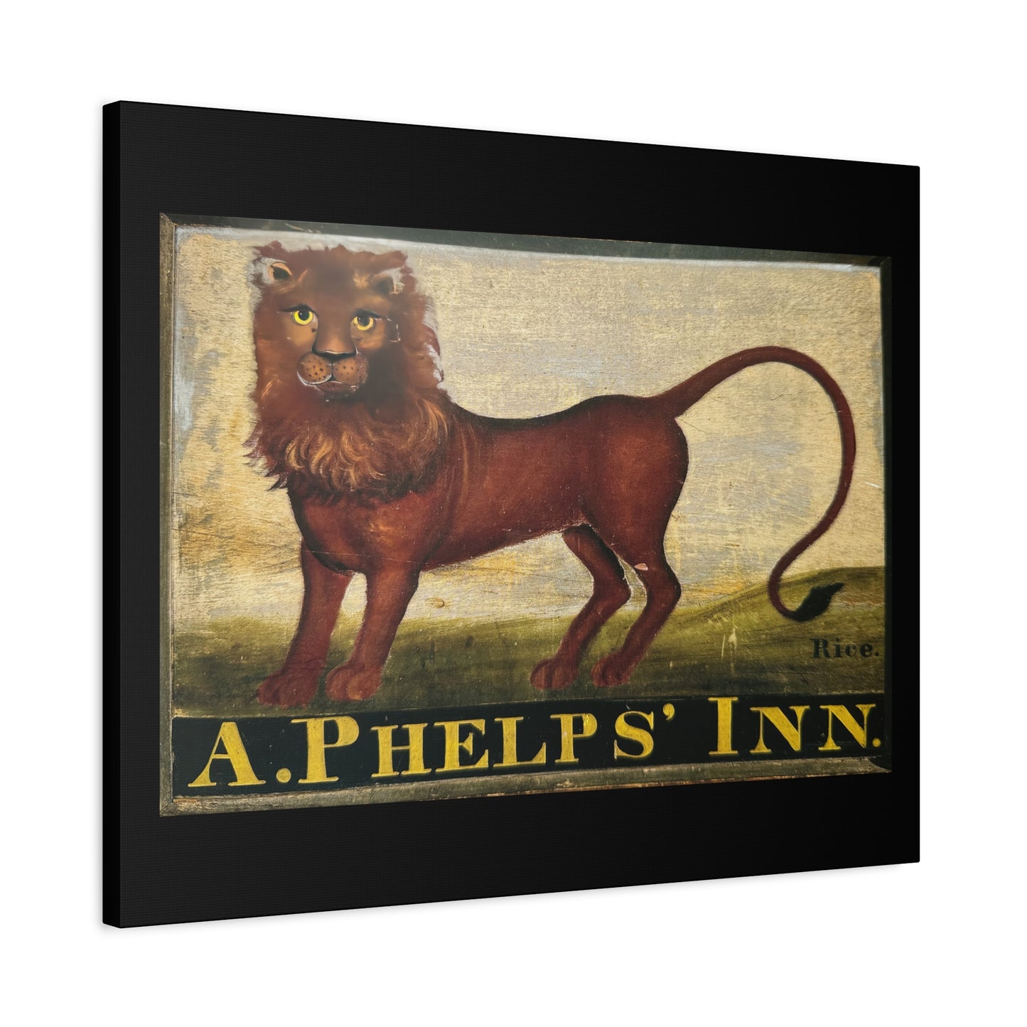 A. Phelps Inn Matte Canvas, Stretched, 1.25"