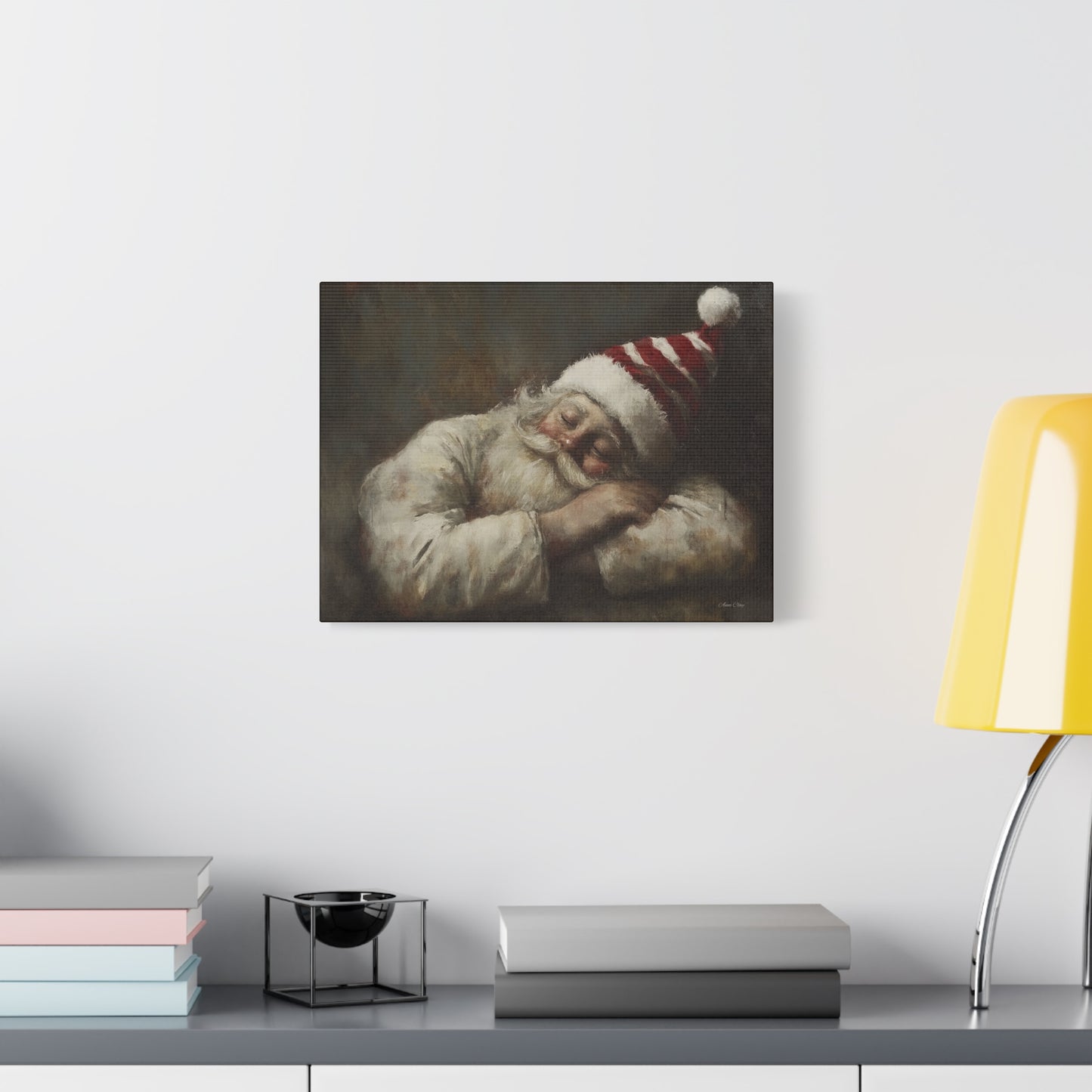 Sweet Dreams Santa Matte Canvas, Stretched, 1.25"