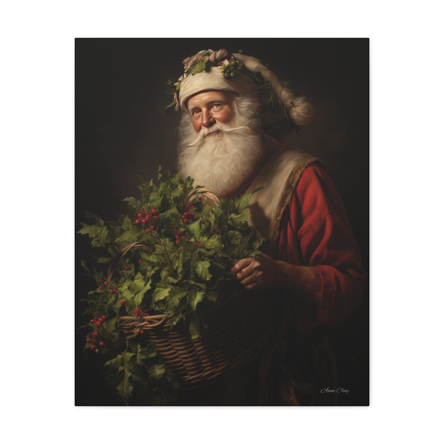 Unconventional Santa Matte Canvas, Stretched, 1.25"