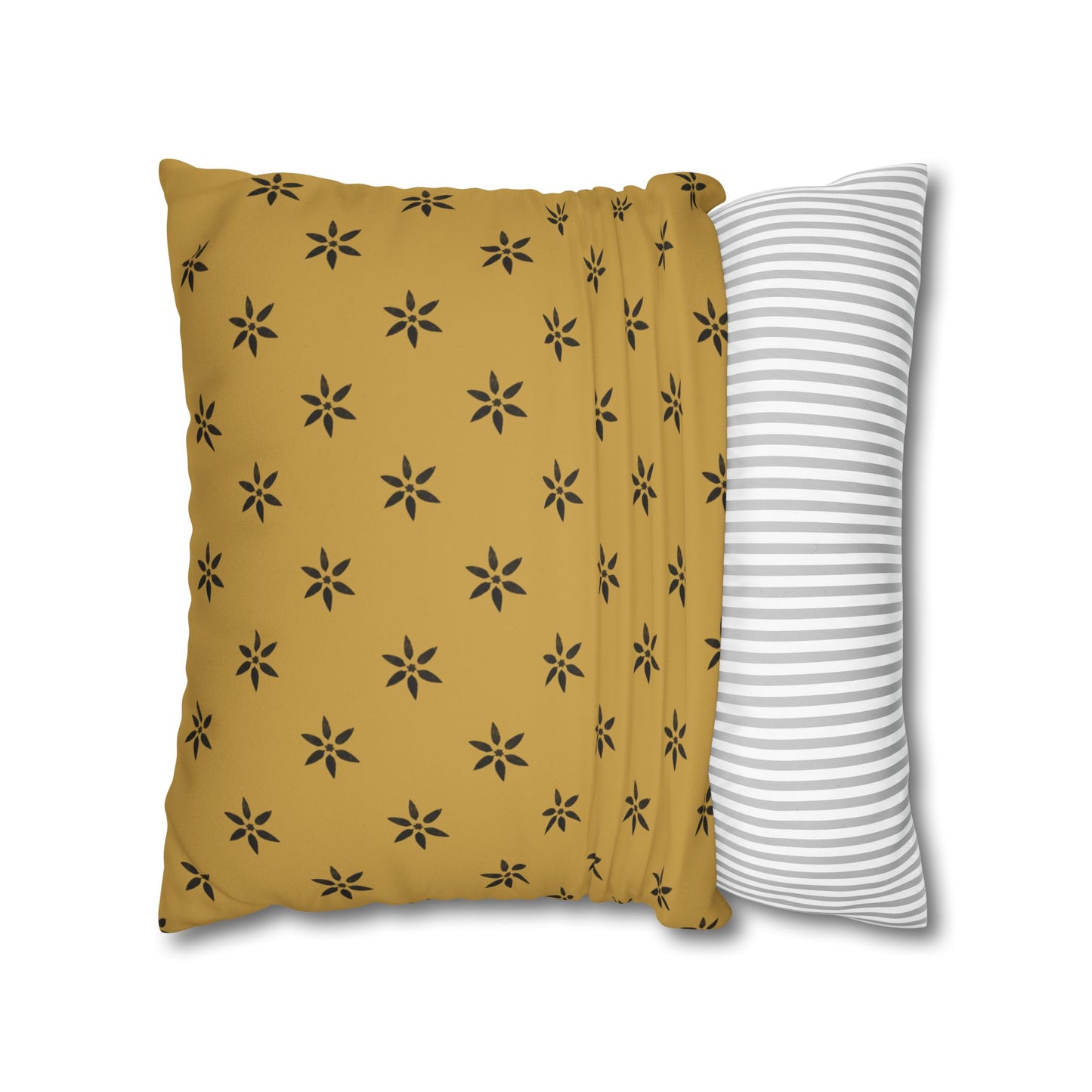 Faux Suede Square Pillowcase