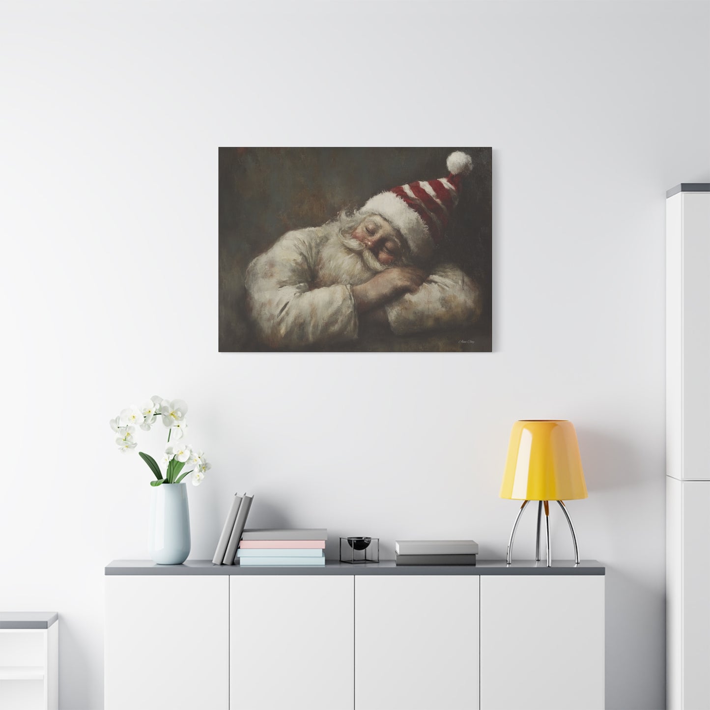 Sweet Dreams Santa Matte Canvas, Stretched, 1.25"