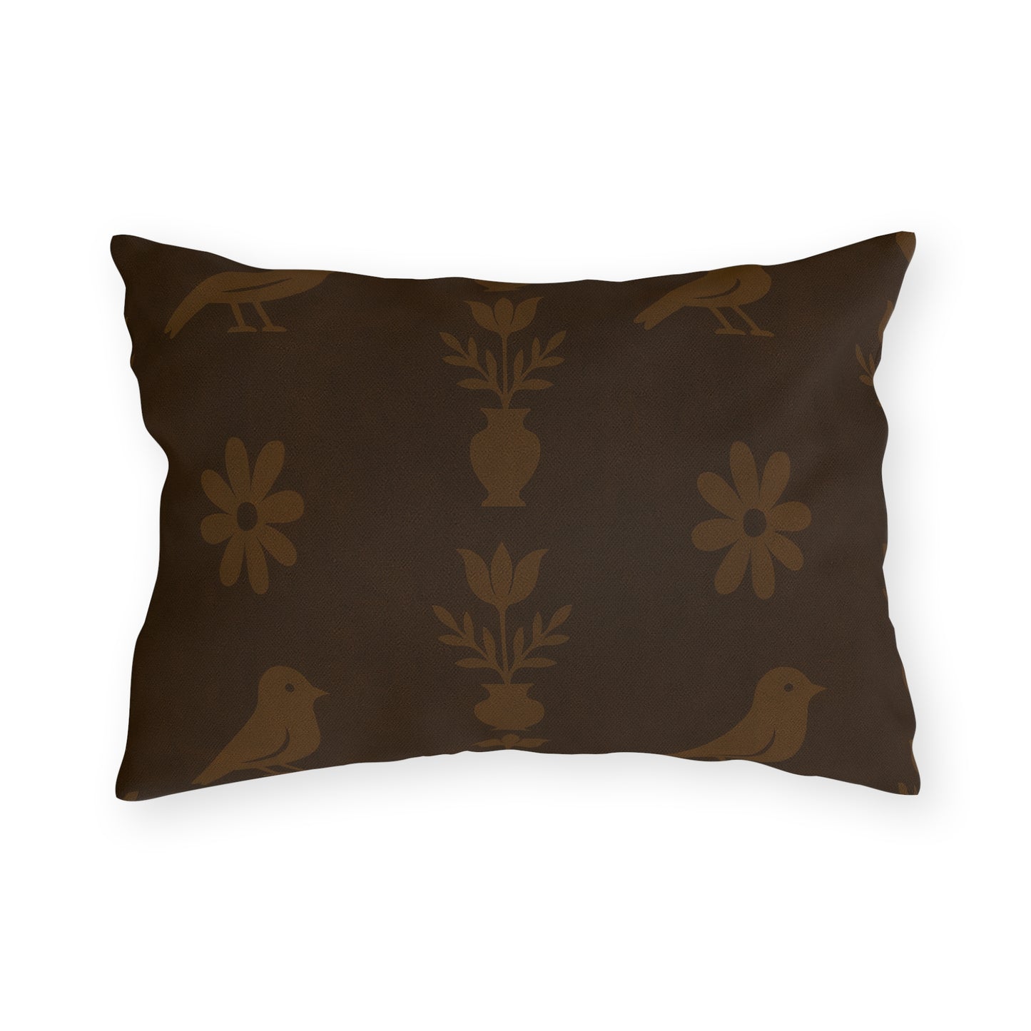 Chic Outdoor Pillows for Cozy Patios, Garden Decor, Seasonal Celebrations, Bird & Floral Design, Boho Throw Cushions