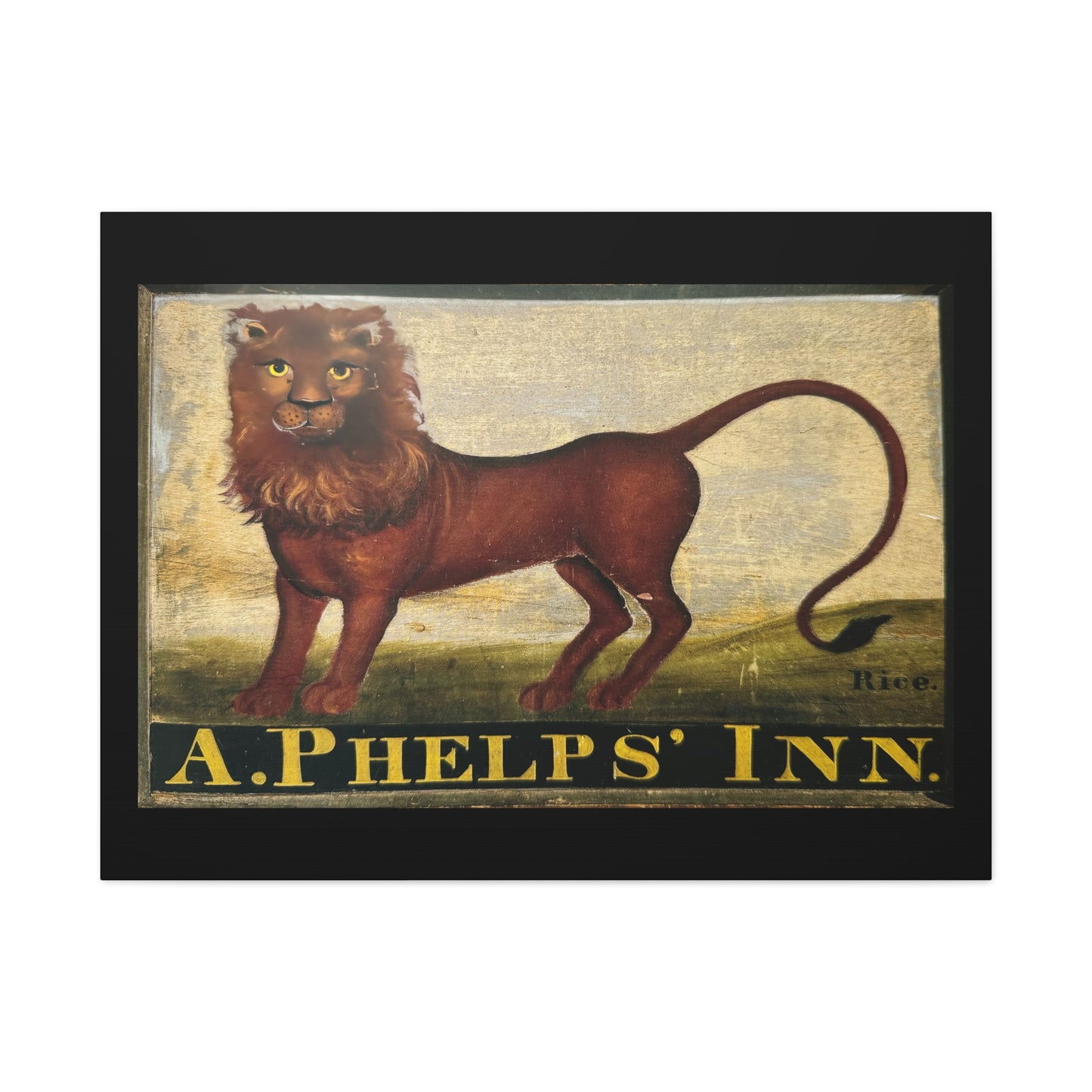 A. Phelps Inn Matte Canvas, Stretched, 1.25"