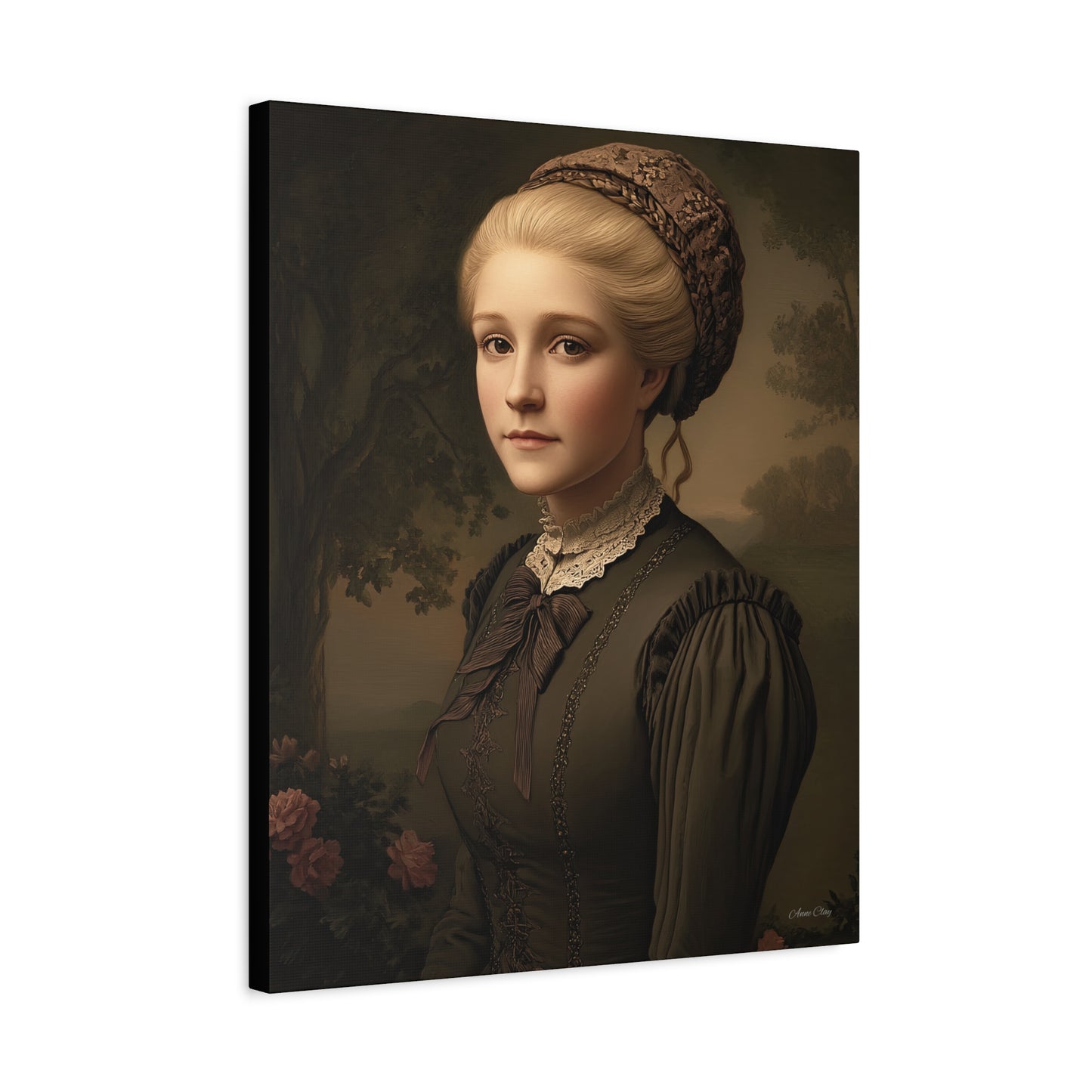 Elegant Vintage Portrait Canvas Wall Art, Home Decor, Gift for Art Lovers, Classic Style, Gallery Wall