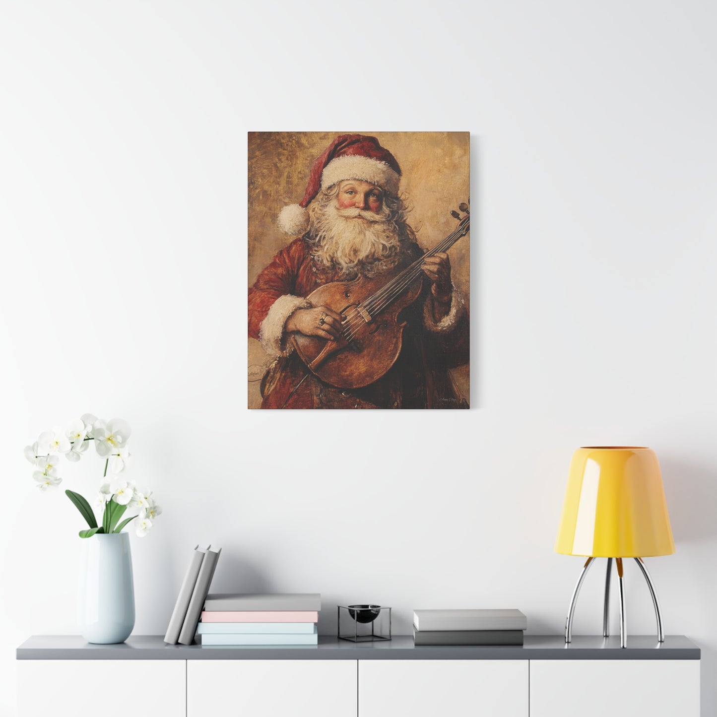 Nashville Santa Matte Canvas, Stretched, 1.25"