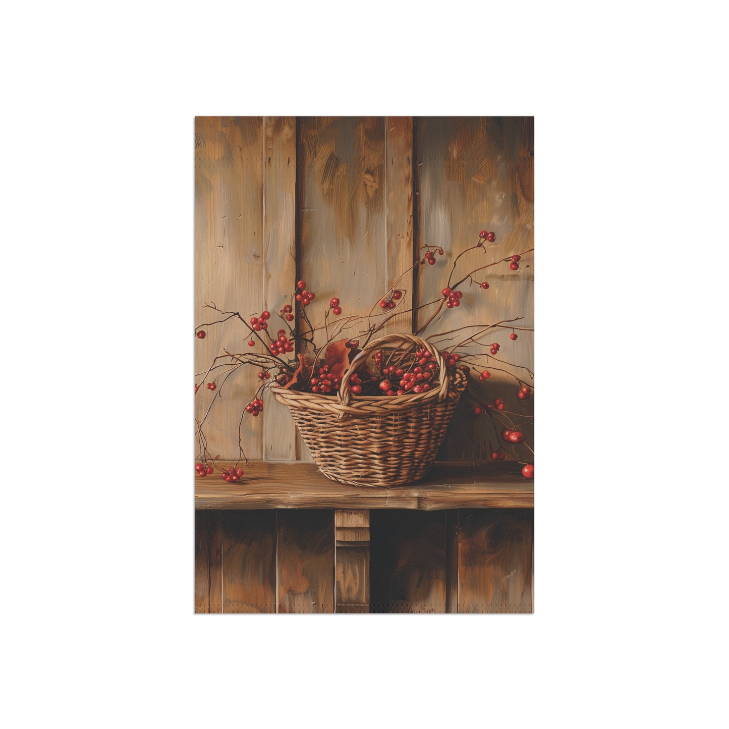 Basket of Bittersweet Garden & House Banner