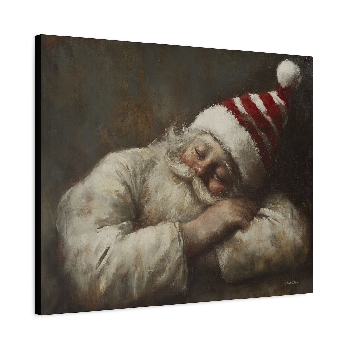Sweet Dreams Santa Matte Canvas, Stretched, 1.25"