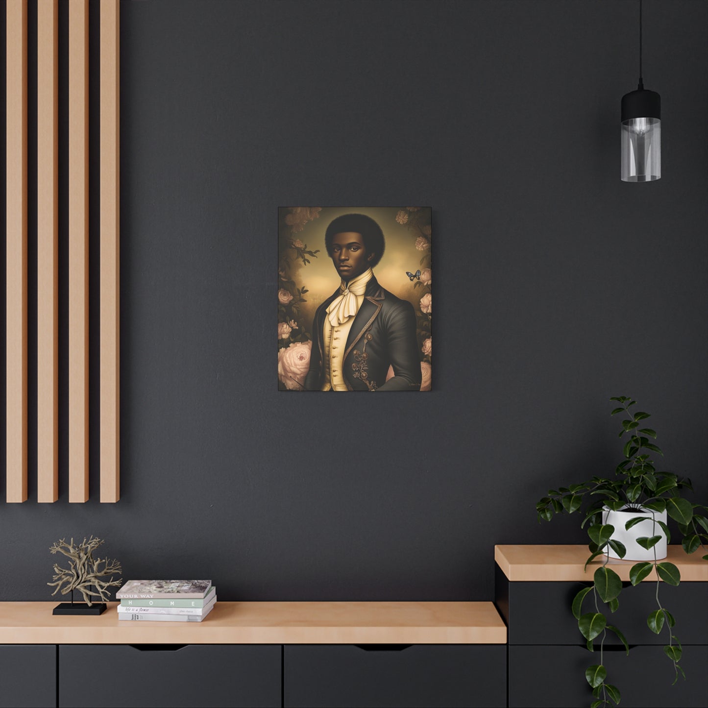 Elias Thorne – 18th Century Black Colonial Portrait | Bellewood Wall Art