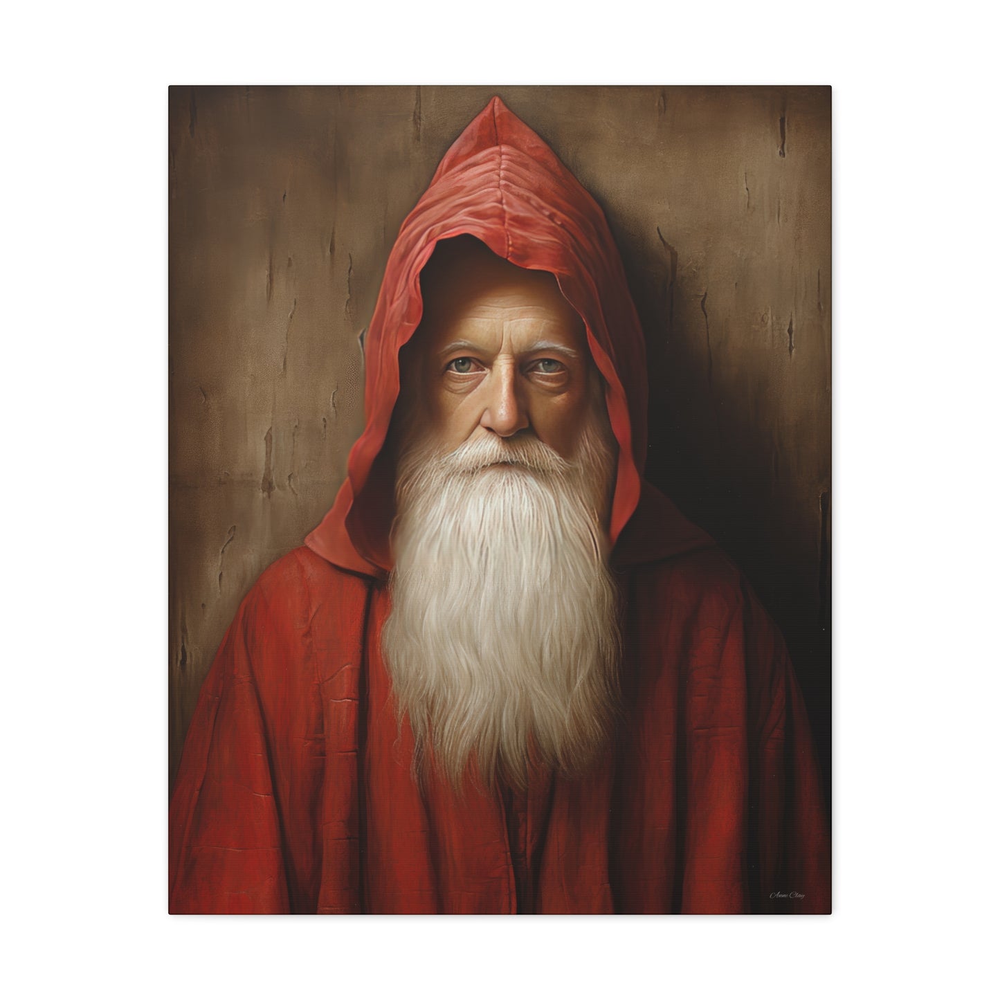 Mysterious Santa Matte Canvas, Stretched, 1.25"