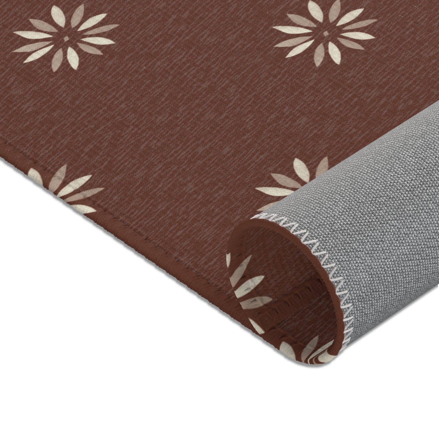 Chic Floral Area Rug – Stylish Home Decor, Cozy Living Room Accent, Bohemian Design, Modern Home Styling, Gift for Housewarming