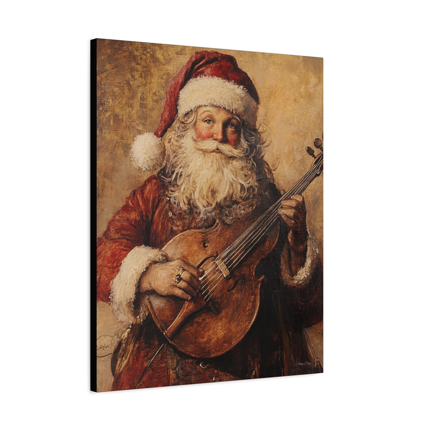 Nashville Santa Matte Canvas, Stretched, 1.25"