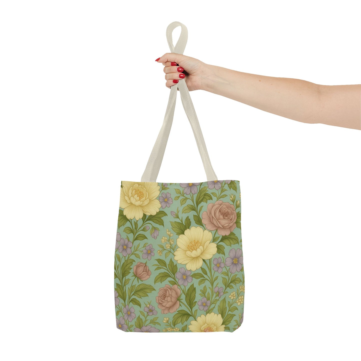 Floral Tote Bag, Eco-Friendly Shopping Bag, Casual Purse, Beach Bag, Gift for Her, Spring Summer Essentials