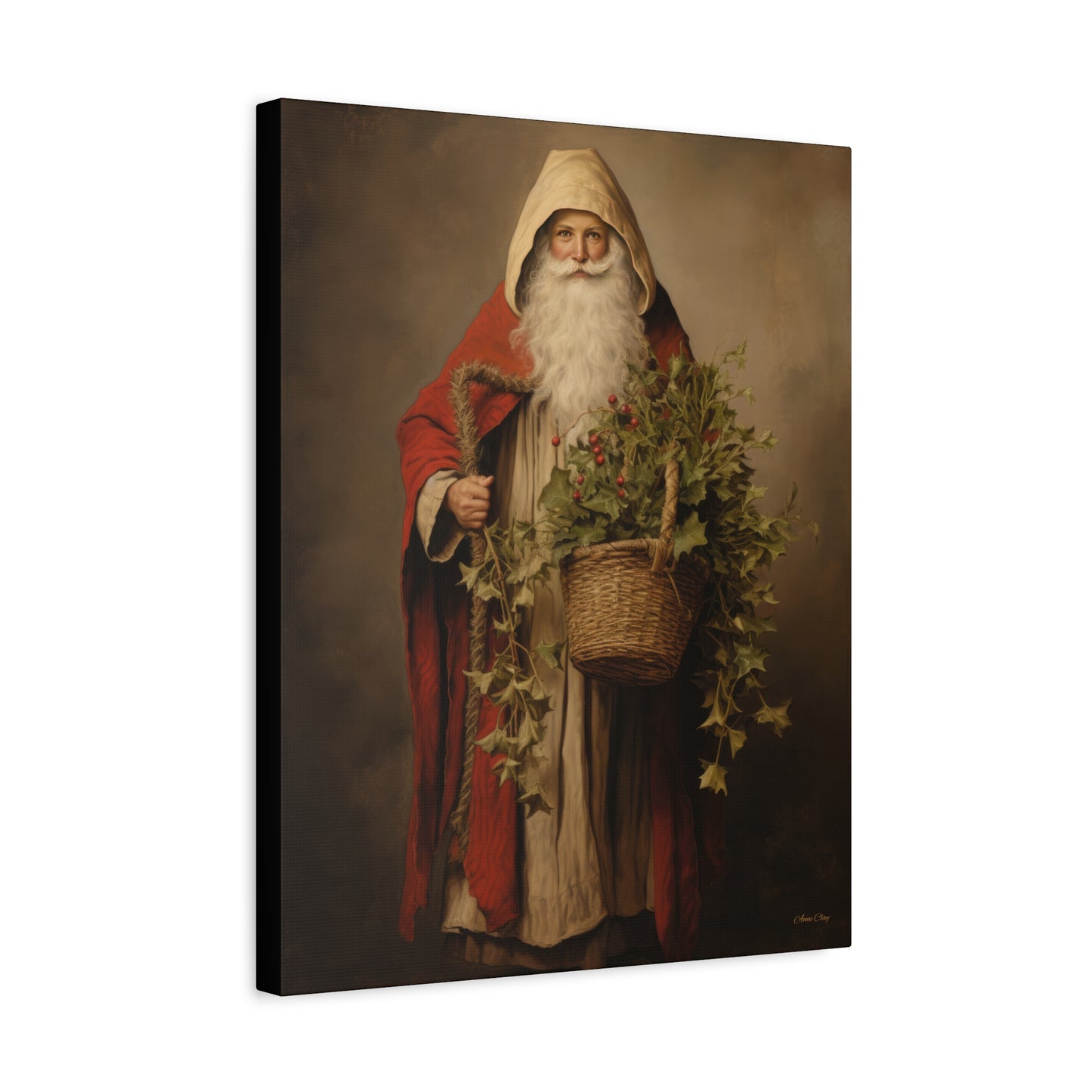 Sharing Santa Matte Canvas, Stretched, 1.25"
