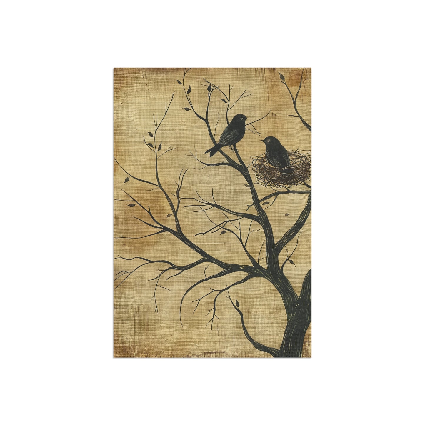 Birds in the Tree Garden & House Banner