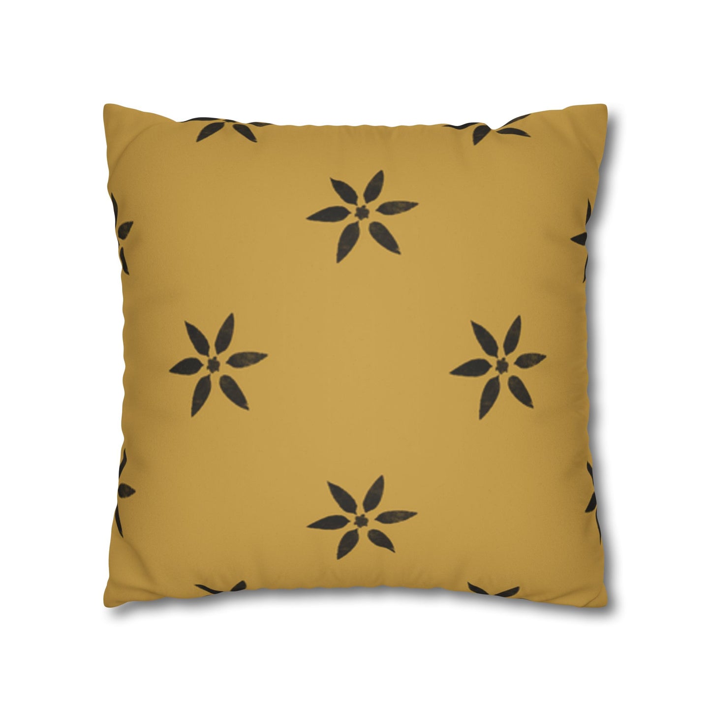 Faux Suede Square Pillowcase