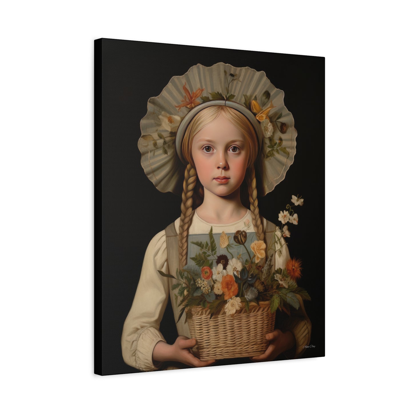 Flower Girl Matte Canvas, Stretched, 1.25"