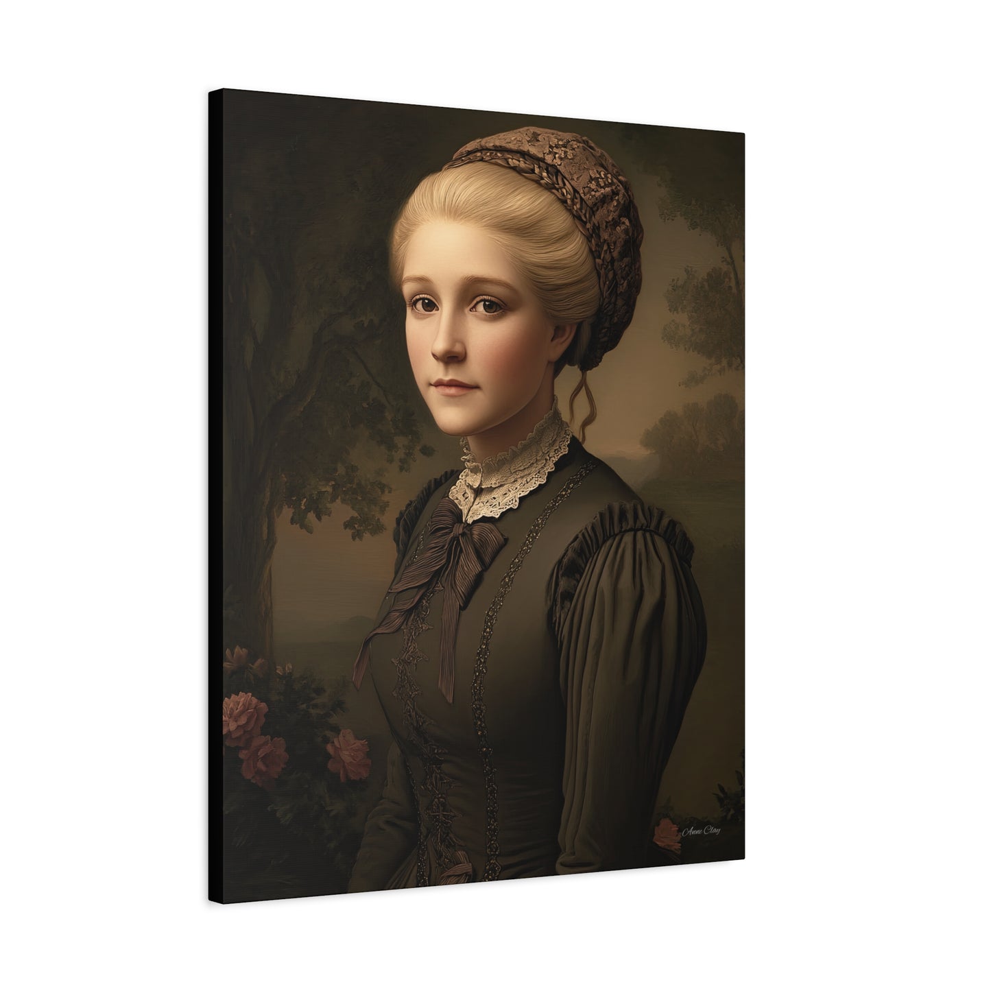 Elegant Vintage Portrait Canvas Wall Art, Home Decor, Gift for Art Lovers, Classic Style, Gallery Wall