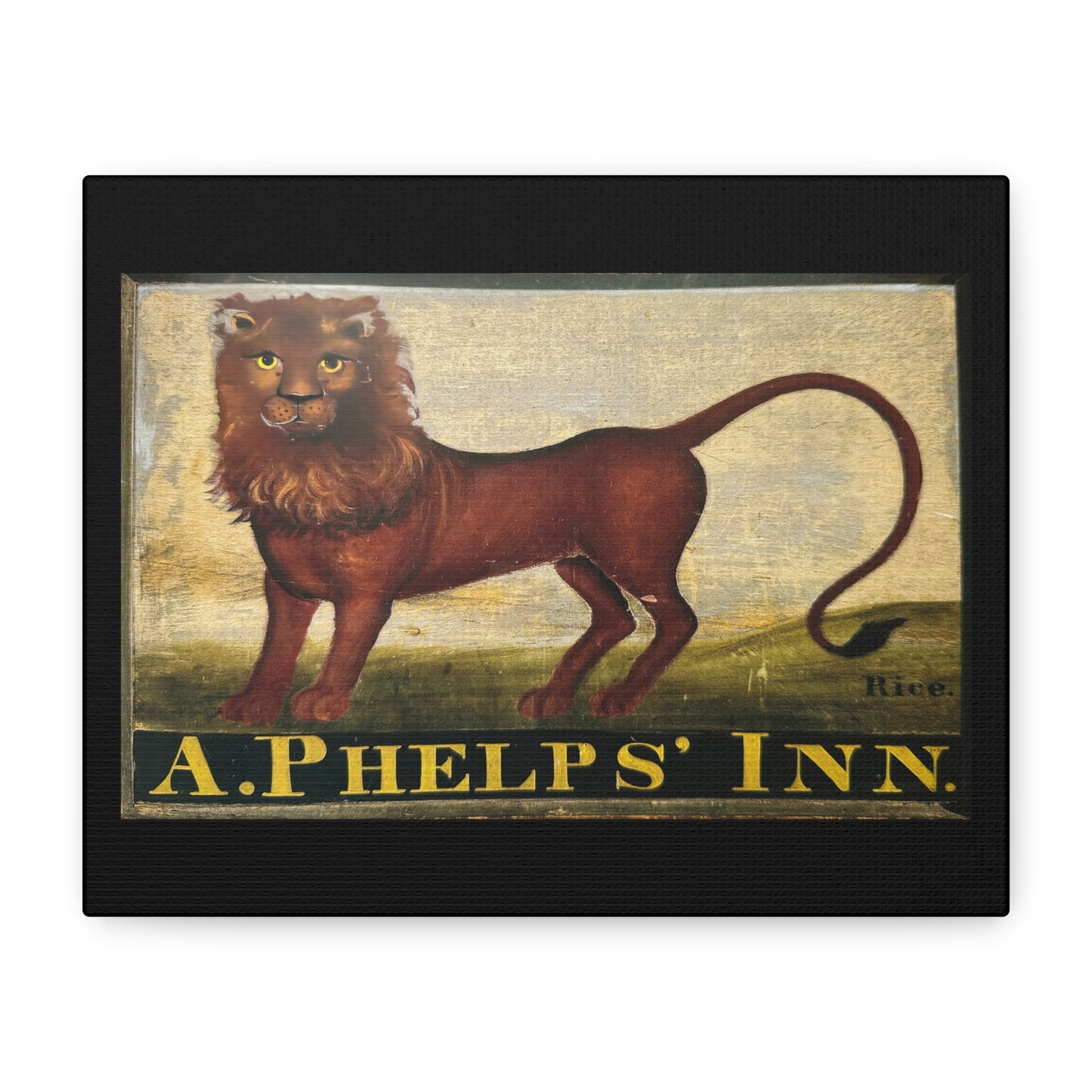 A. Phelps Inn Matte Canvas, Stretched, 1.25"