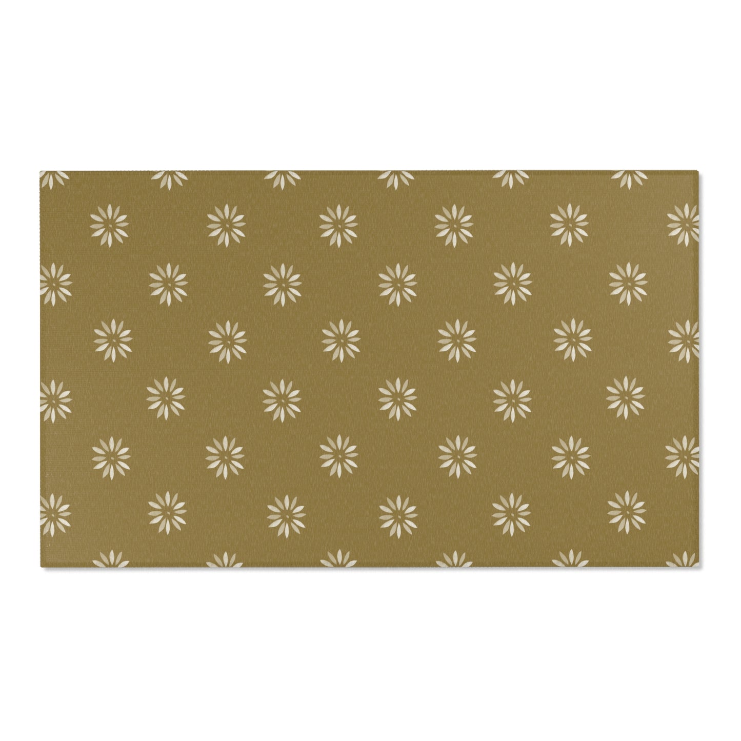 Cream on light greenish/ Gold Area Rugs