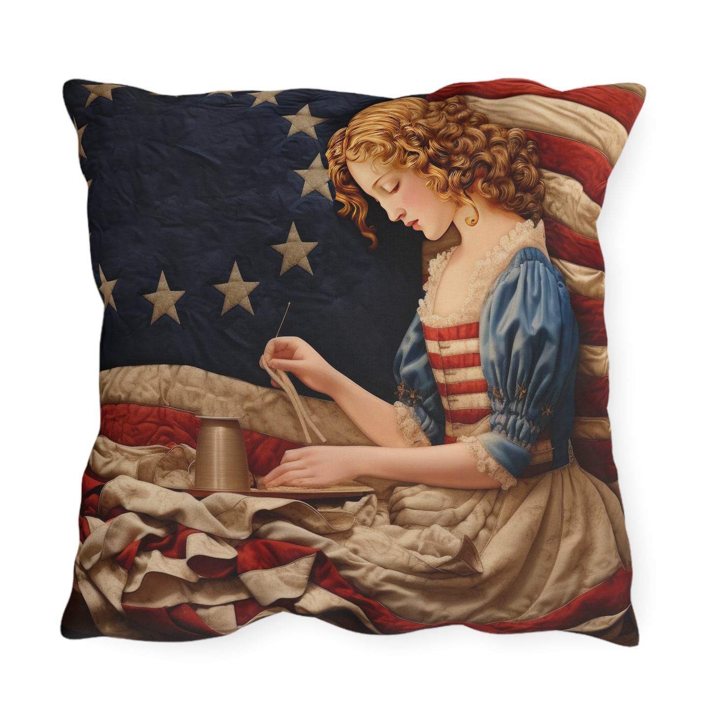 Betsy Ross Outdoor Pillows