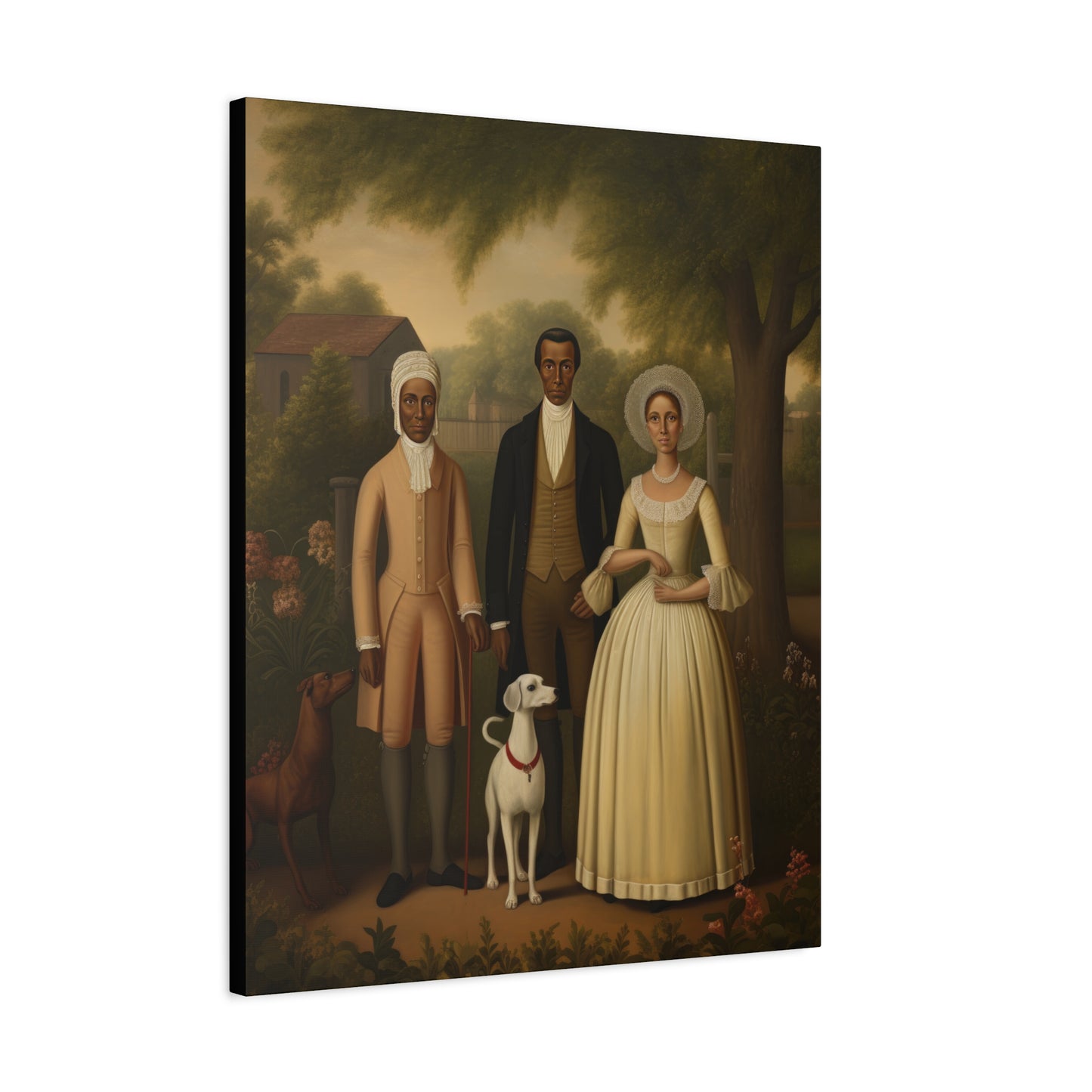 Vintage Portrait Canvas Print - Timeless Family Heritage Art for Home Decor