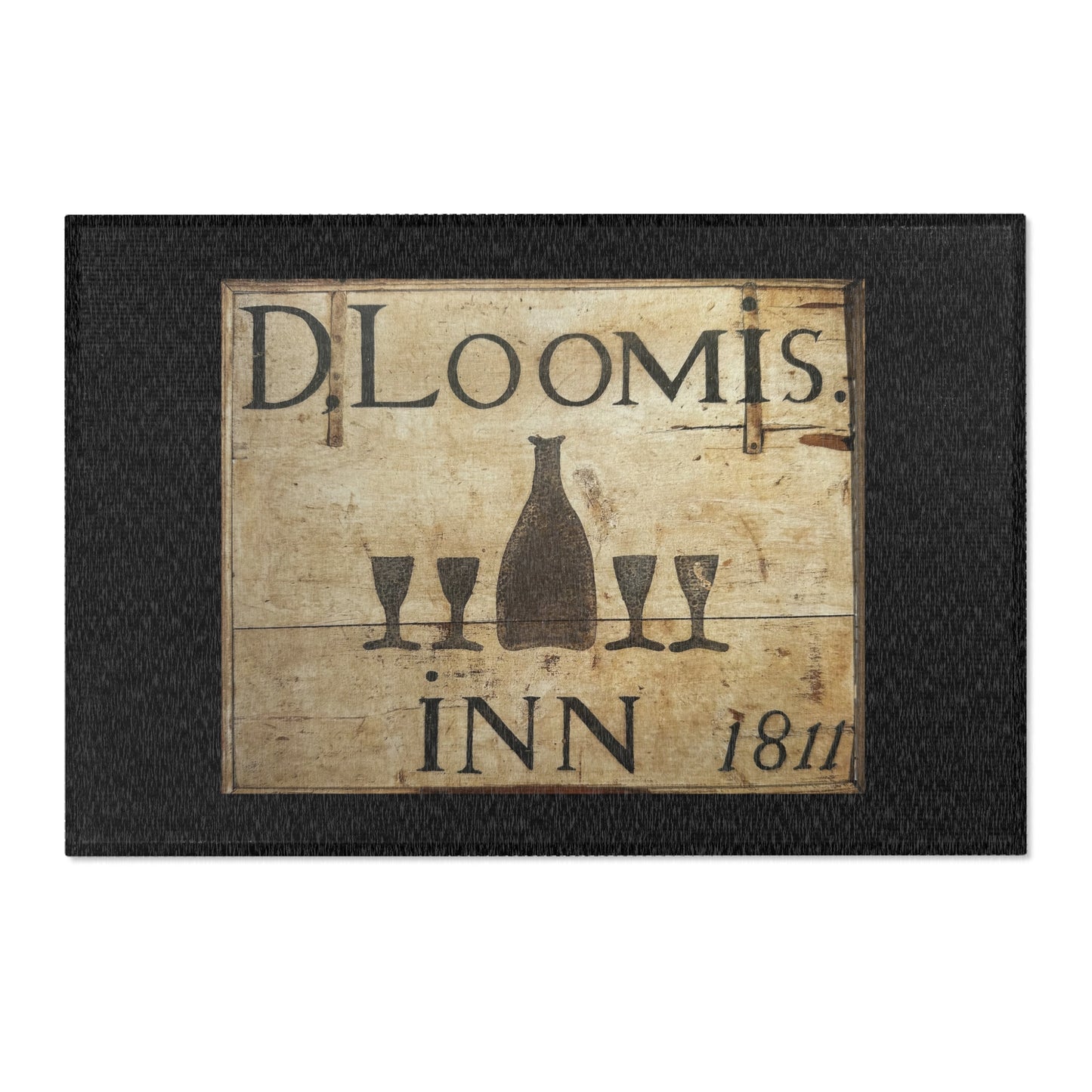Vintage Inn Area Rug - Rustic Home Decor for Cozy Living Spaces