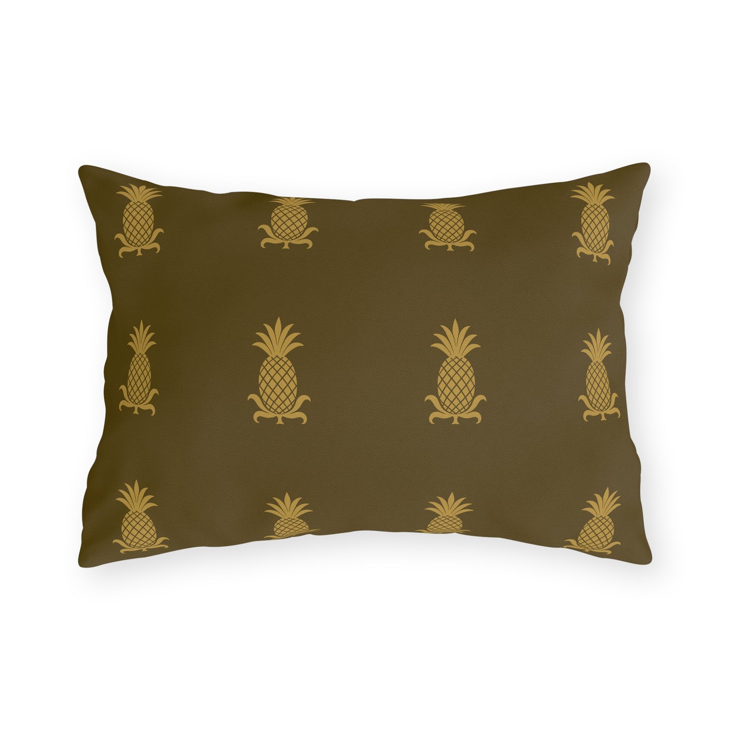 Pineapple Print Outdoor Pillows, Tropical Garden Cushion Covers, Summer Décor, Patio Accessories, Beach House Style
