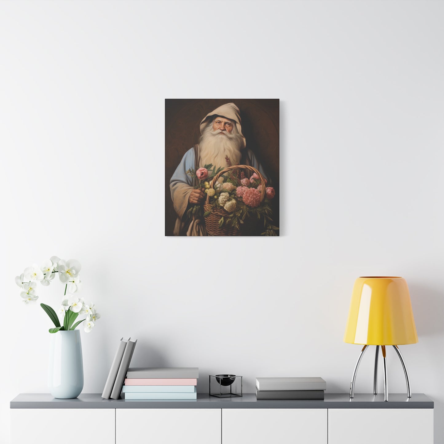 Gardener Santa Matte Canvas, Stretched, 1.25"
