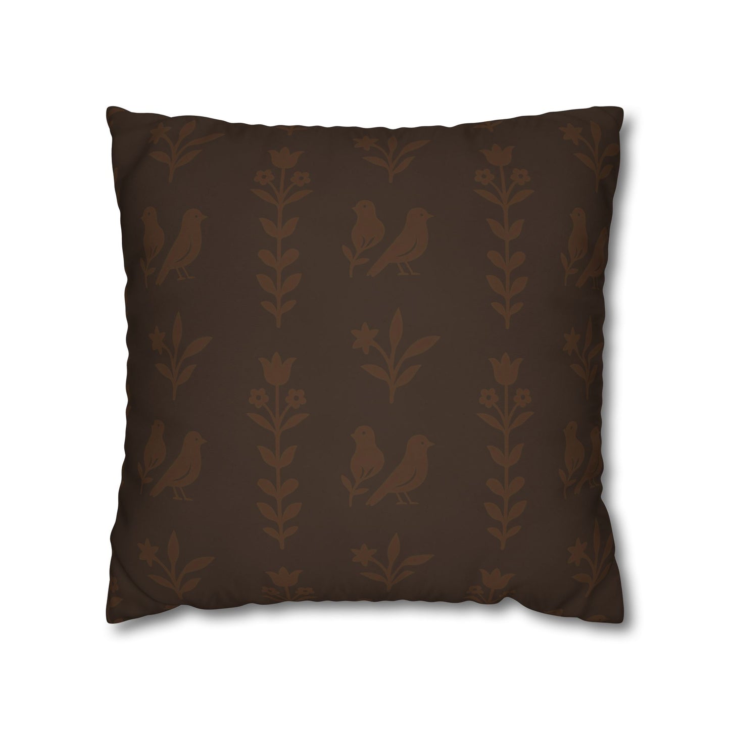Bohemian Floral Pillowcase, Art Decor Cushion Cover, Cozy Home Accent, Gift for Housewarming, Relaxing Bedroom Decor