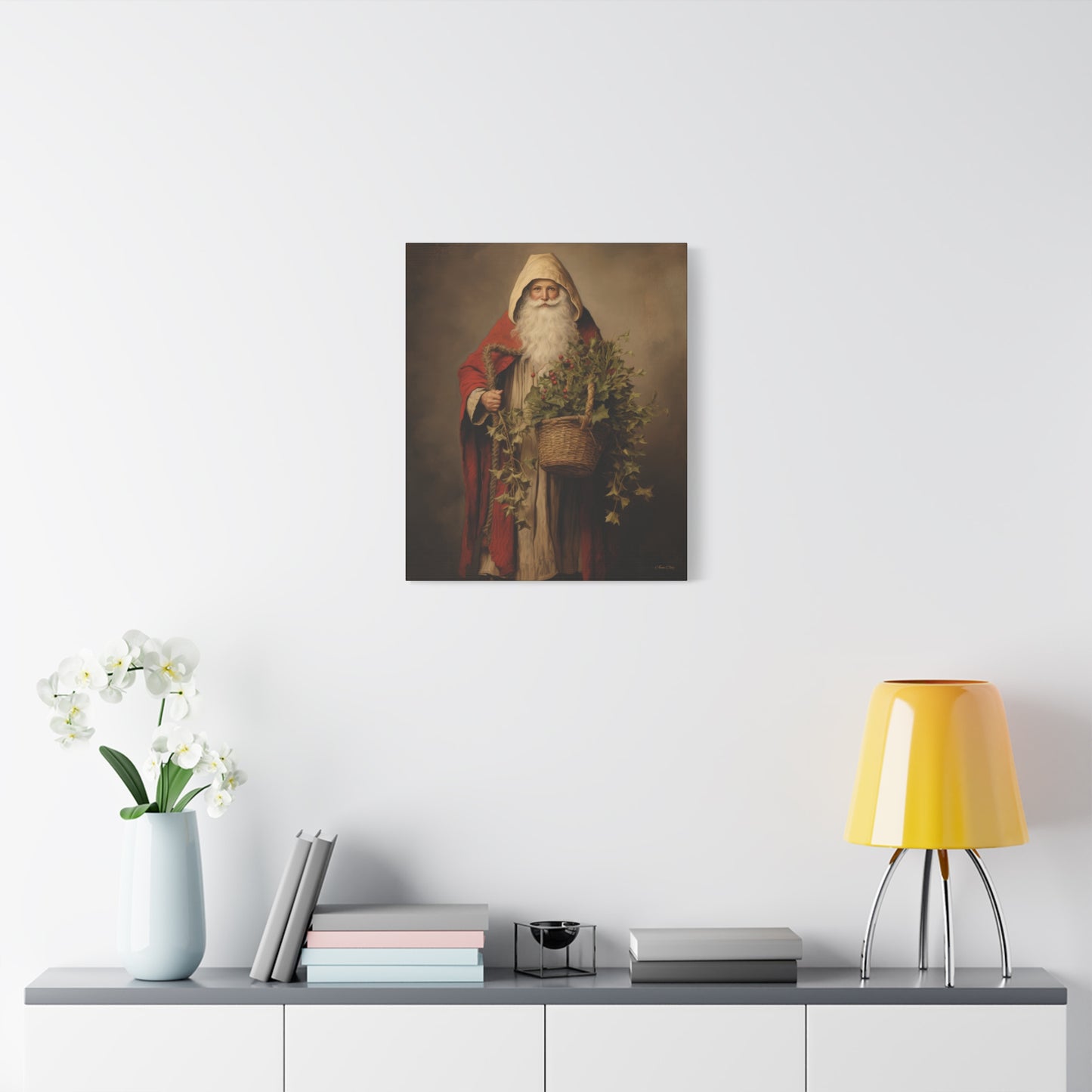 Sharing Santa Matte Canvas, Stretched, 1.25"