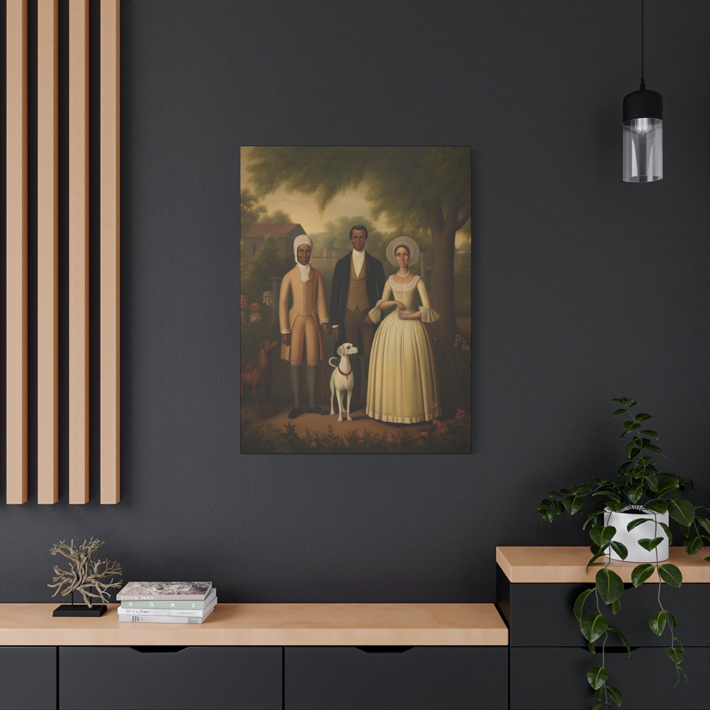 Vintage Portrait Canvas Print - Timeless Family Heritage Art for Home Decor