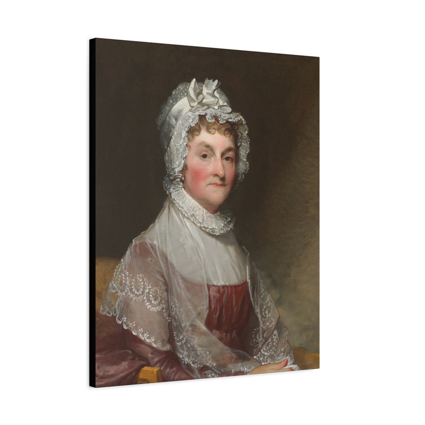 Abigail Adams wife of President John Adams Canvas Wall Art - Elegant Vintage Portrait of a Lady