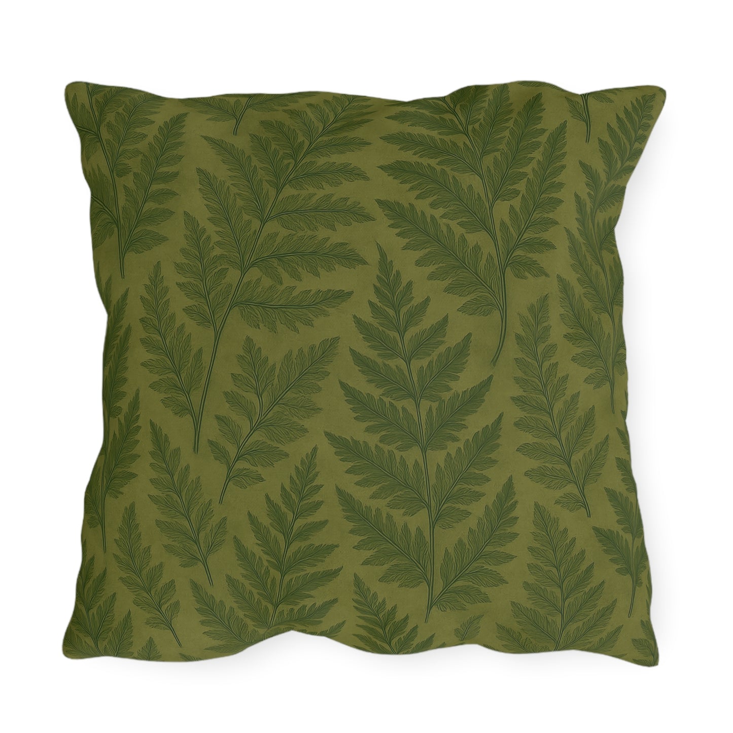 Outdoor Fern Print Pillows - Eco-Friendly Garden Decor, Patio Cushions, Home Accessories, Comfortable Seating, Nature-Inspired Decor
