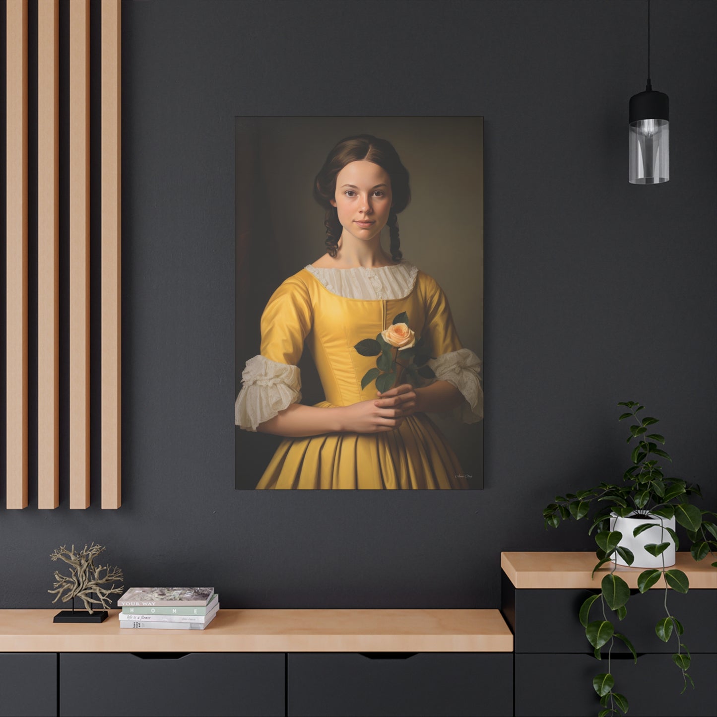 Lisbeth Matte Canvas, Stretched, 1.25"