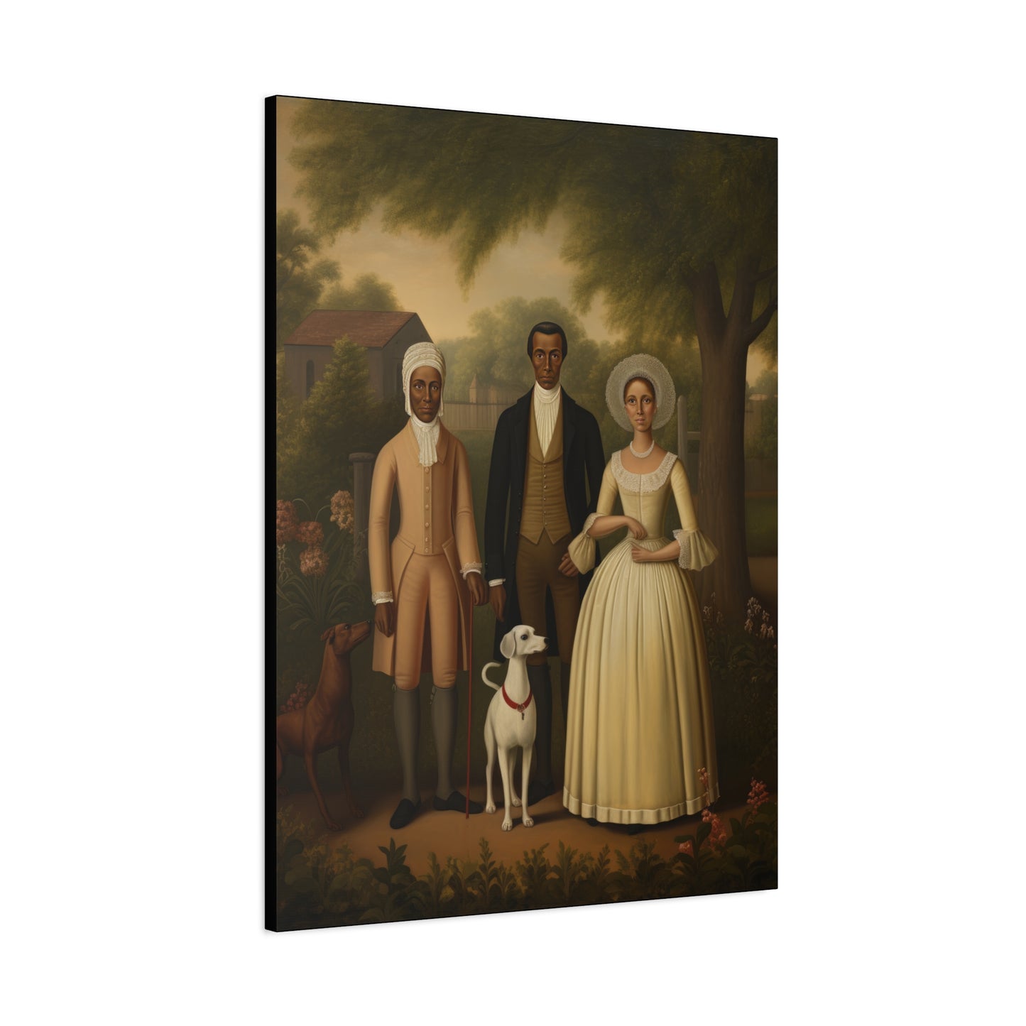Vintage Portrait Canvas Print - Timeless Family Heritage Art for Home Decor