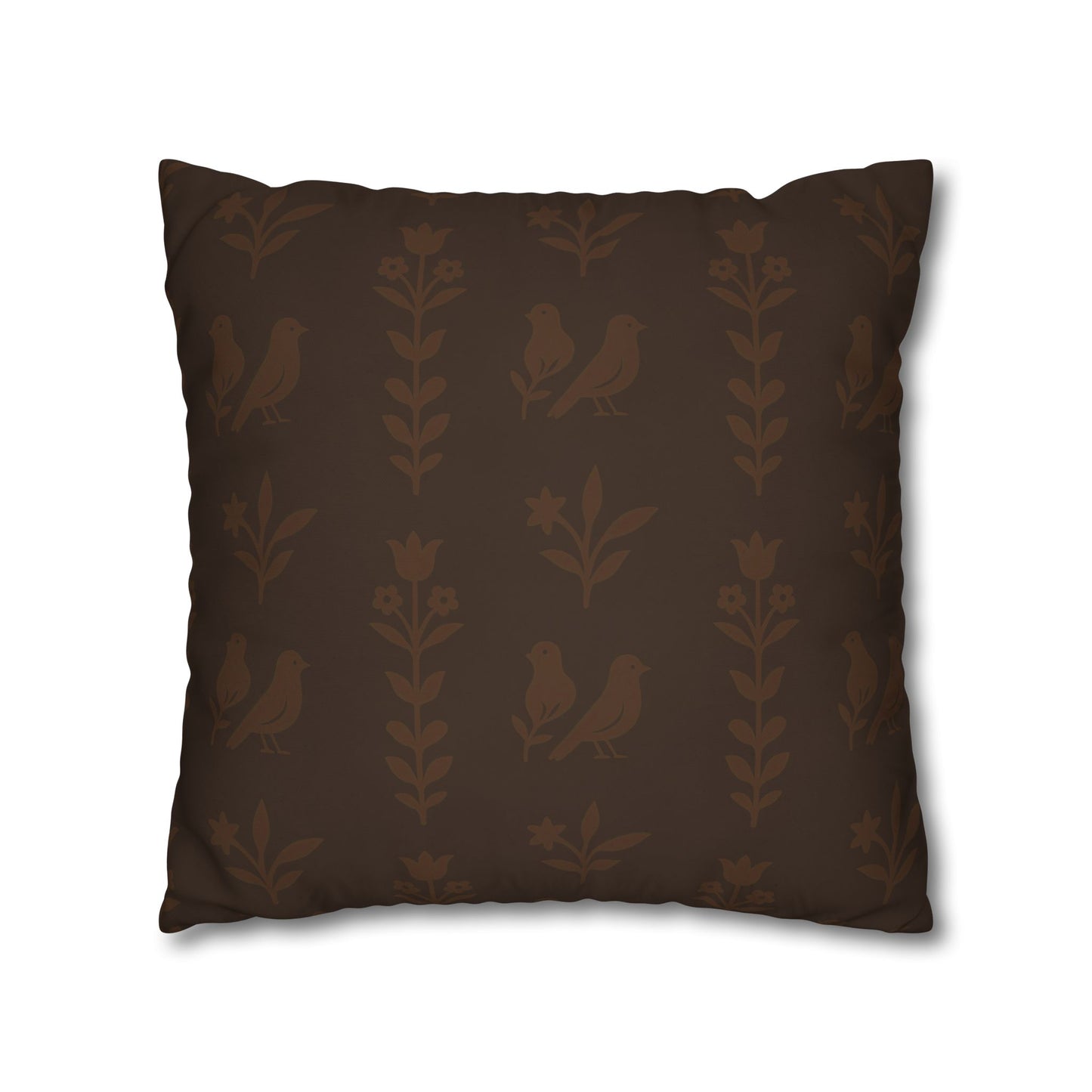 Bohemian Floral Pillowcase, Art Decor Cushion Cover, Cozy Home Accent, Gift for Housewarming, Relaxing Bedroom Decor