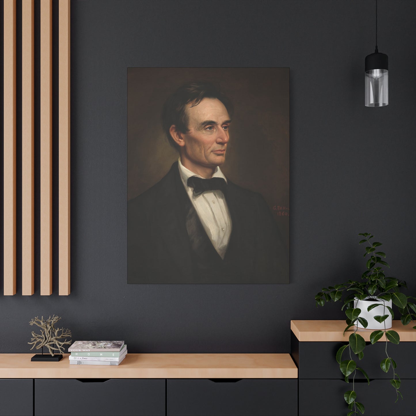 Lincoln Portrait Canvas Art | Classic Decor
