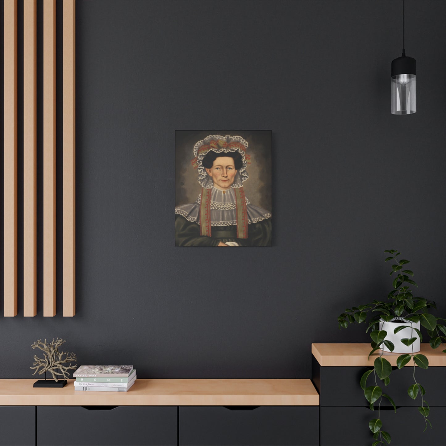 Vintage Portrait Canvas Art - Stretched Wall Decor for Home & Office
