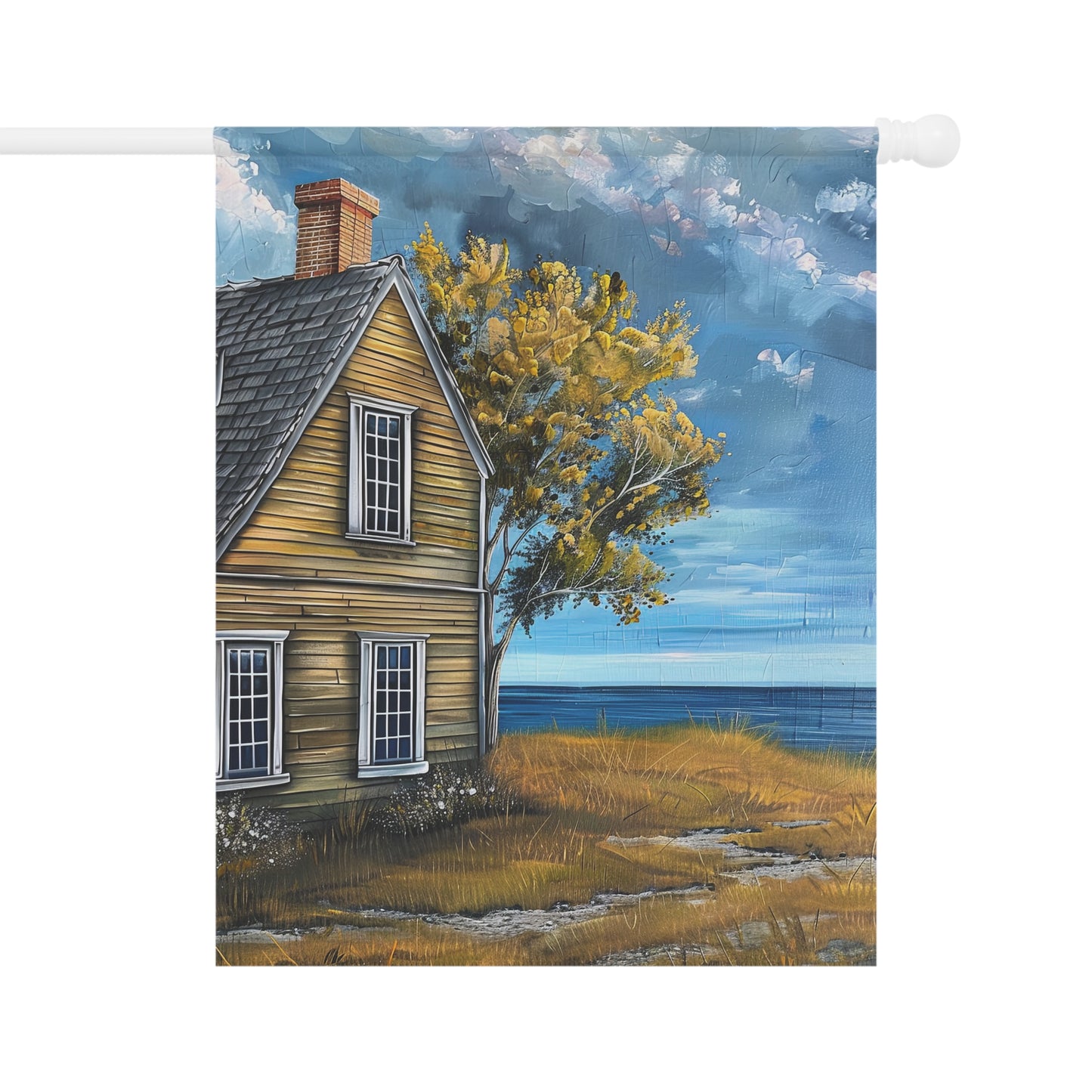 Salt Box by the Sea Garden & House Banner