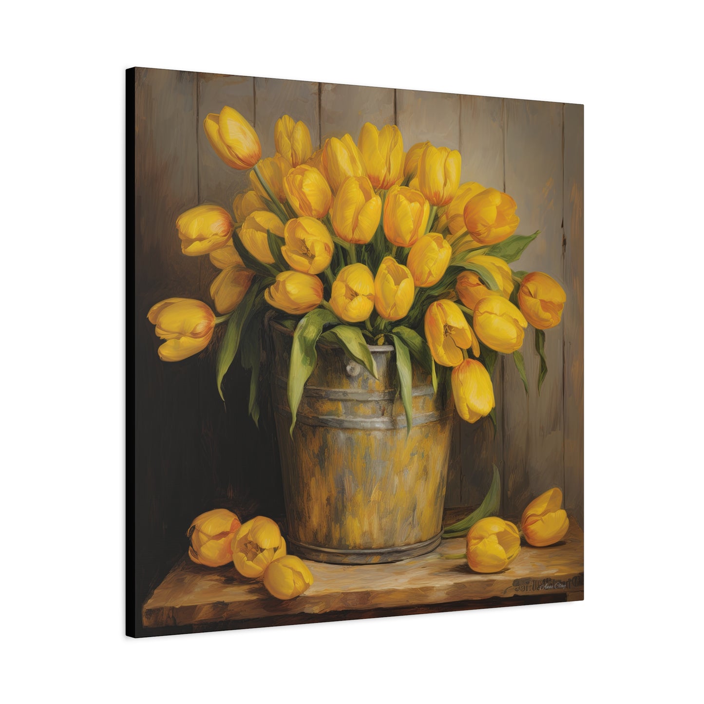 Something Yellow Matte Canvas, Stretched, 1.25"