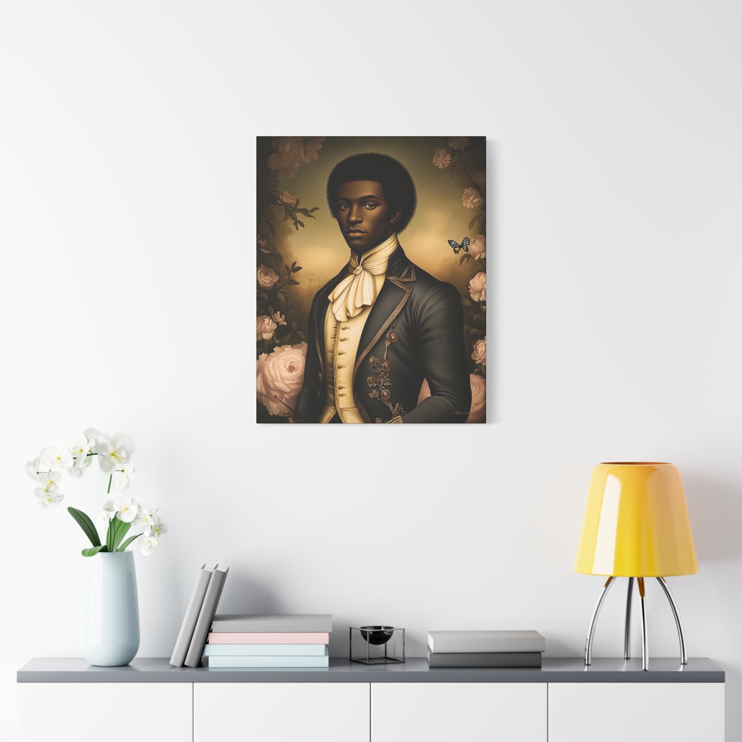 Elias Thorne – 18th Century Black Colonial Portrait | Bellewood Wall Art