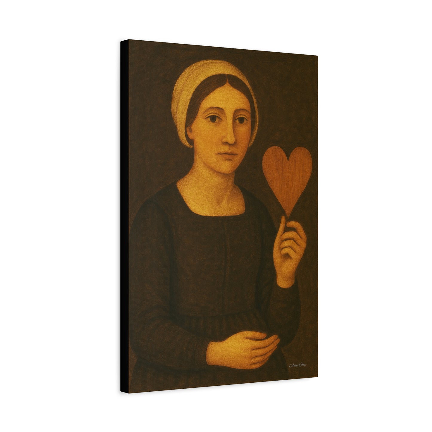 Heartwarming Stretched Canvas Wall Art, Vintage Decor, Gift for Home, Wall Tapestry, Heartfelt Art Piece, Unique Artwork