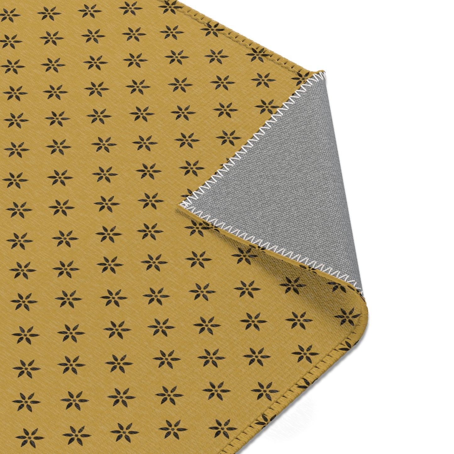 Bohemian Star Pattern Area Rug for Cozy Living Spaces, Home Decor, Floor Mat, Warm Vibe, Retro Style, Gift Ideas, Living Room, Bedroom