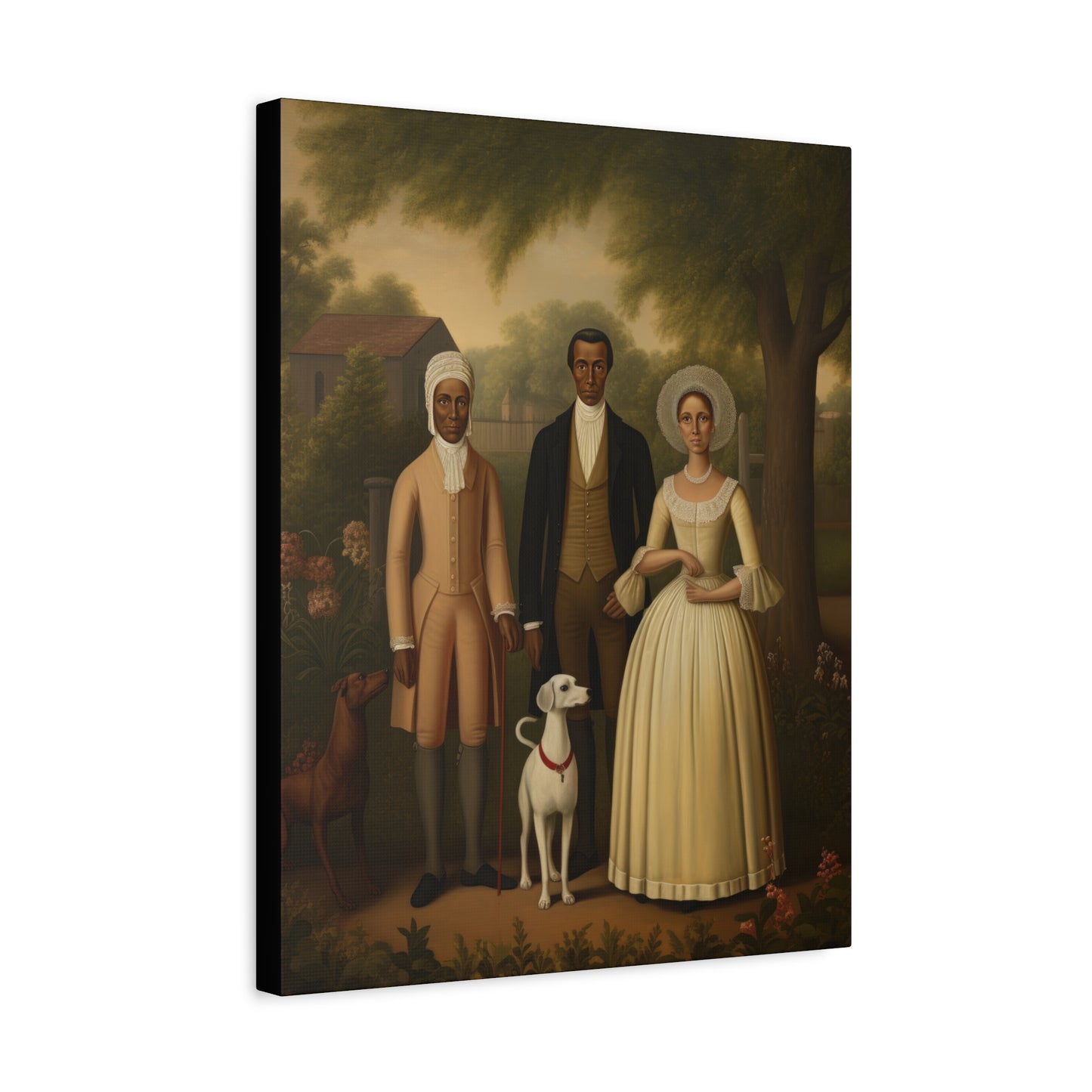 Vintage Portrait Canvas Print - Timeless Family Heritage Art for Home Decor