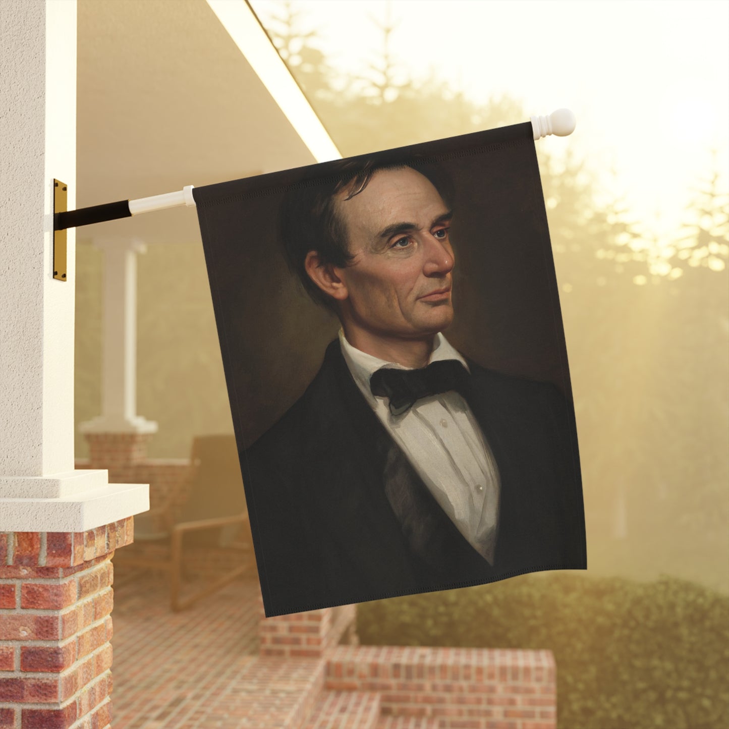 Abraham Lincoln Garden & House Banner