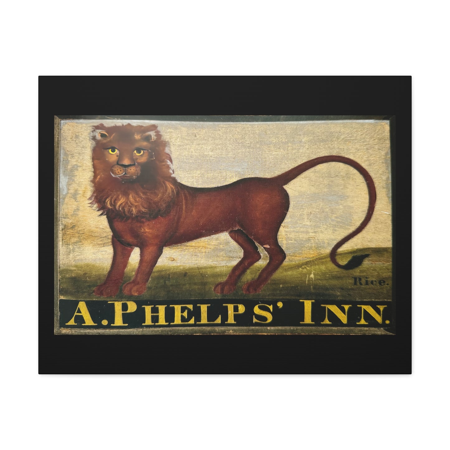 A. Phelps Inn Matte Canvas, Stretched, 1.25"